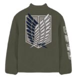 Attack On Titan Logo Sherpa Jacket - immagine 2