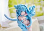 Virtual illustrator Kanzarin PVC Figure 1/6 kanzarin-chan: Cat-Eared Hoodie Ver. 26 cm - immagine 4