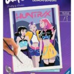 KPop Demon Hunters CreArt Paint by Numbers Painting Set Huntrix
