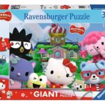 Hello Kitty Giant Floor Jigsaw Puzzle Fun in Cherry Town (24 Pieces)