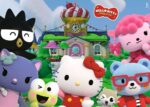 Hello Kitty Giant Floor Jigsaw Puzzle Fun in Cherry Town (24 Pieces) - immagine 2