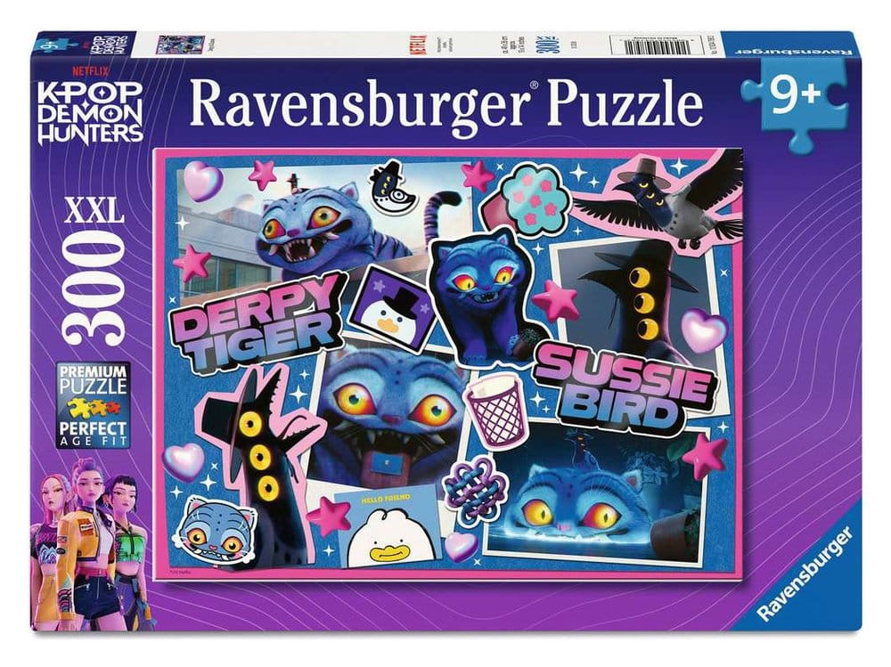 x_rave12004758 KPop Demon Hunters Children's Jigsaw Puzzle Derpy & Sussie (300 Pieces XXL) - immagine 1