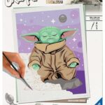 Star Wars: The Mandalorian CreArt Painting by Numbers Meditating Grogu