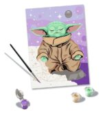 Star Wars: The Mandalorian CreArt Painting by Numbers Meditating Grogu - immagine 3