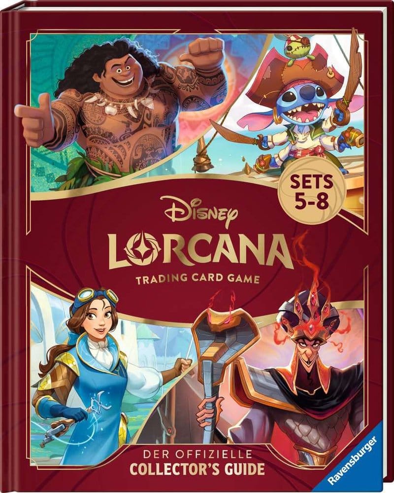 x_rave13000007 Disney Lorcana TCG Book The Official Collector's Guide: Sets 5-8 *German Version* - immagine 1