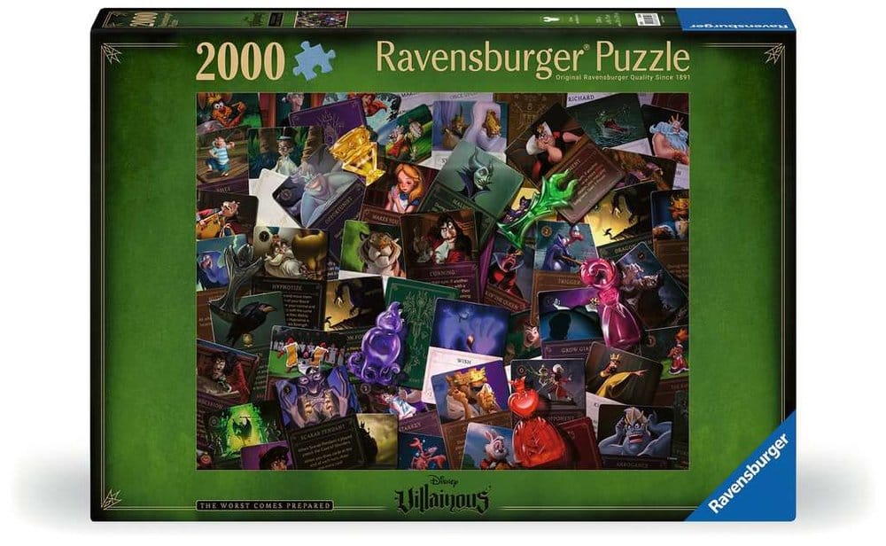 x_rave16506 Disney Villainous Jigsaw Puzzle All Villains in One Place (3000 Pieces) - immagine 1