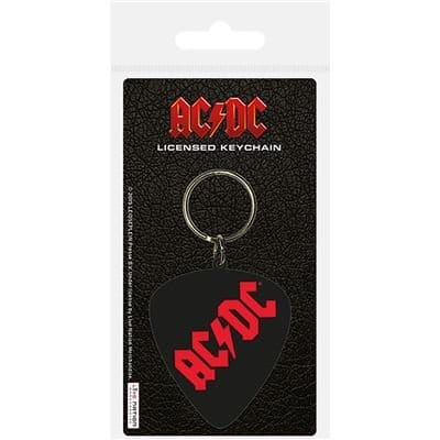 x_rk38338c AC/DC PVC Keychain Plectrum - immagine 1