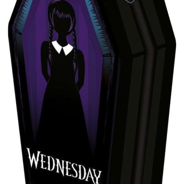 Wednesday Coffin Shaped Pencil Case