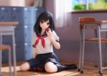 Strawberry 100% Desktop Cute PVC Figure Aya Tojo (School uniform Ver.) 13 cm - immagine 6