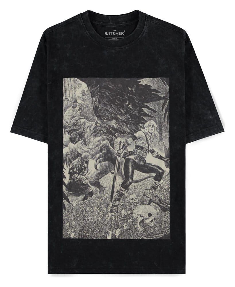 x_ts858525wtc The Witcher T-Shirt Ciri and the Basilisk - immagine 1