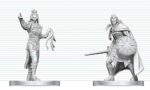 D&D Nolzur's Marvelous Miniatures Mini Figures Drow Elite Warrior & Drow Priestess of Lolth 13 cm