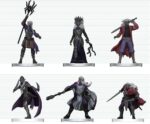 D&D Icons of the Realms Mini Figures Drow Warband 20 cm