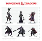 D&D Icons of the Realms Mini Figures Drow Warband 20 cm - immagine 2