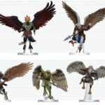 D&D Icons of the Realms Mini Figures Aarakocra Flock 20 cm