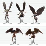 D&D Icons of the Realms Mini Figures Harpy Flock 20 cm