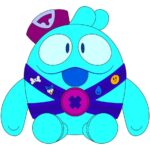 Brawl Stars Plush Figure Squeak 22 cm