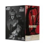 MOVIE MANIACS 6INCH POSED  WELCOME TO DERRY WV2 PENNYWISE BLACK&WHITE - immagine 4