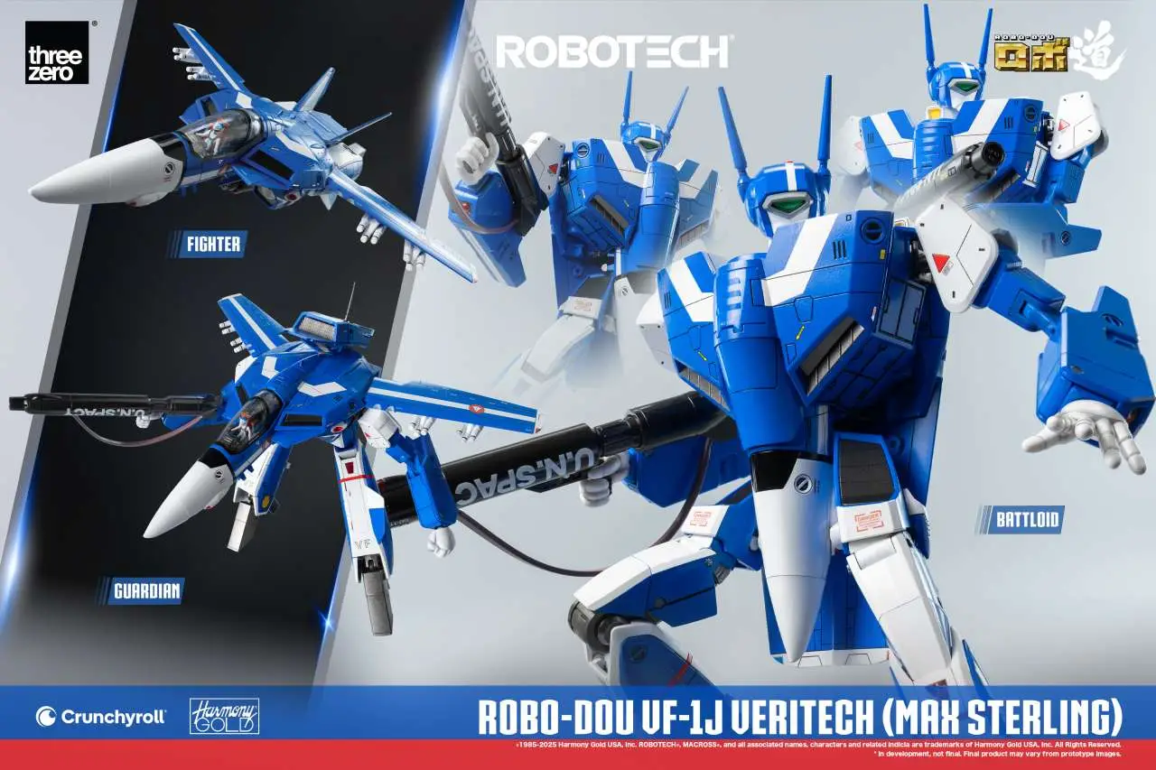 104470__2614536614 ROBO-DOU ROBOTECH VF-1J VERITECH MAX STERLING FIGURE - immagine 1