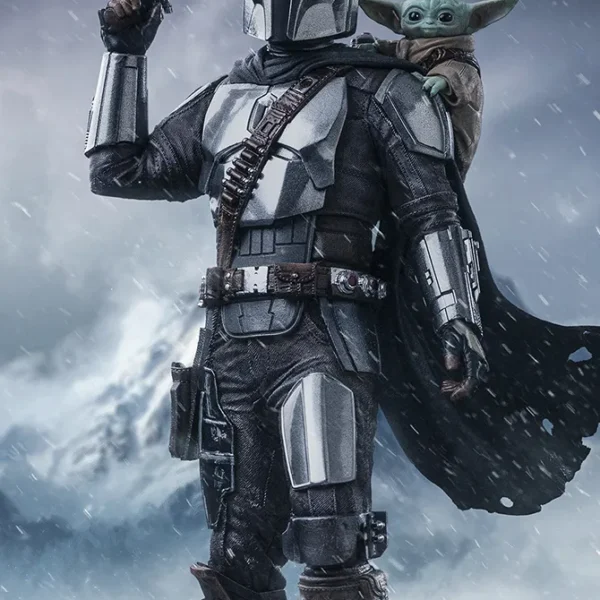 MANDALORIAN & GROGU MOVIE THE MANDALORIAN LEGACY REPLICA 1/4 STATUE