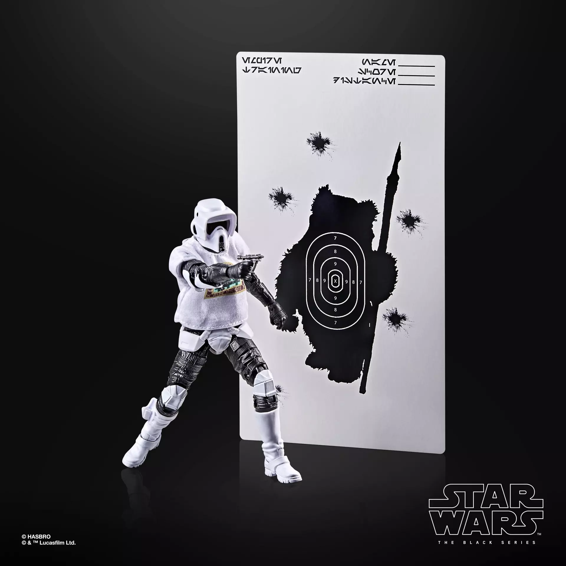 114369__6c7e0017 STAR WARS BLACK SERIES MAY THE 4TH SCOUT TROOPER ACTION FIGURE - immagine 1
