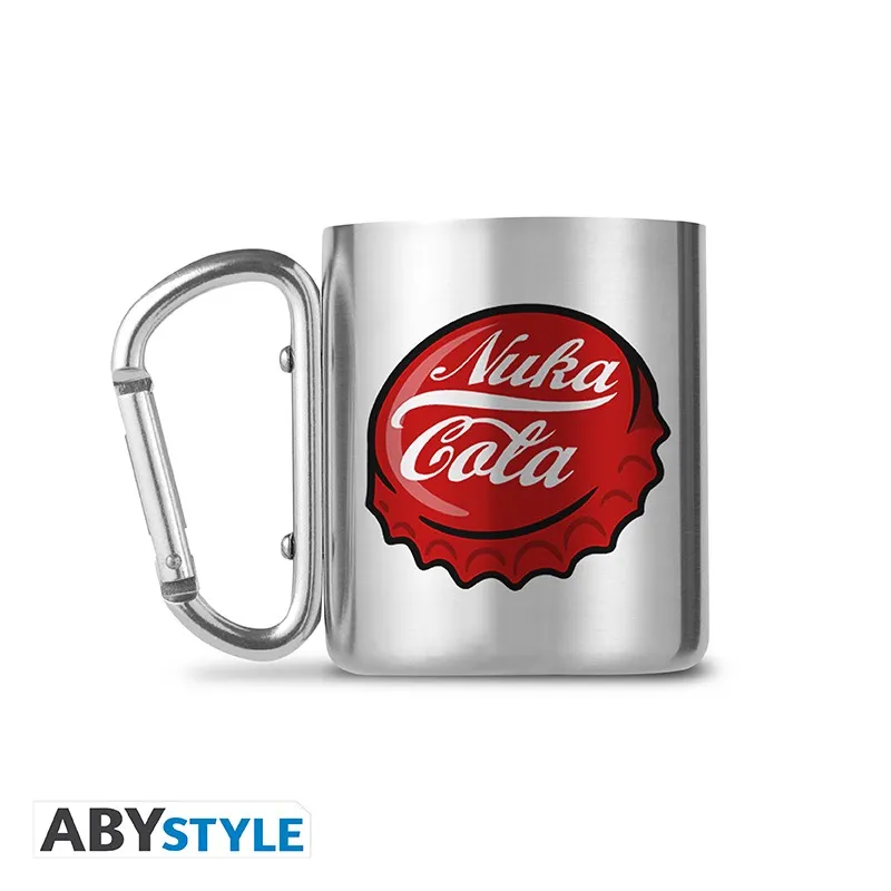 114479__4a5fb67b FALLOUT NUKA COLA MUG CARABINER - immagine 1