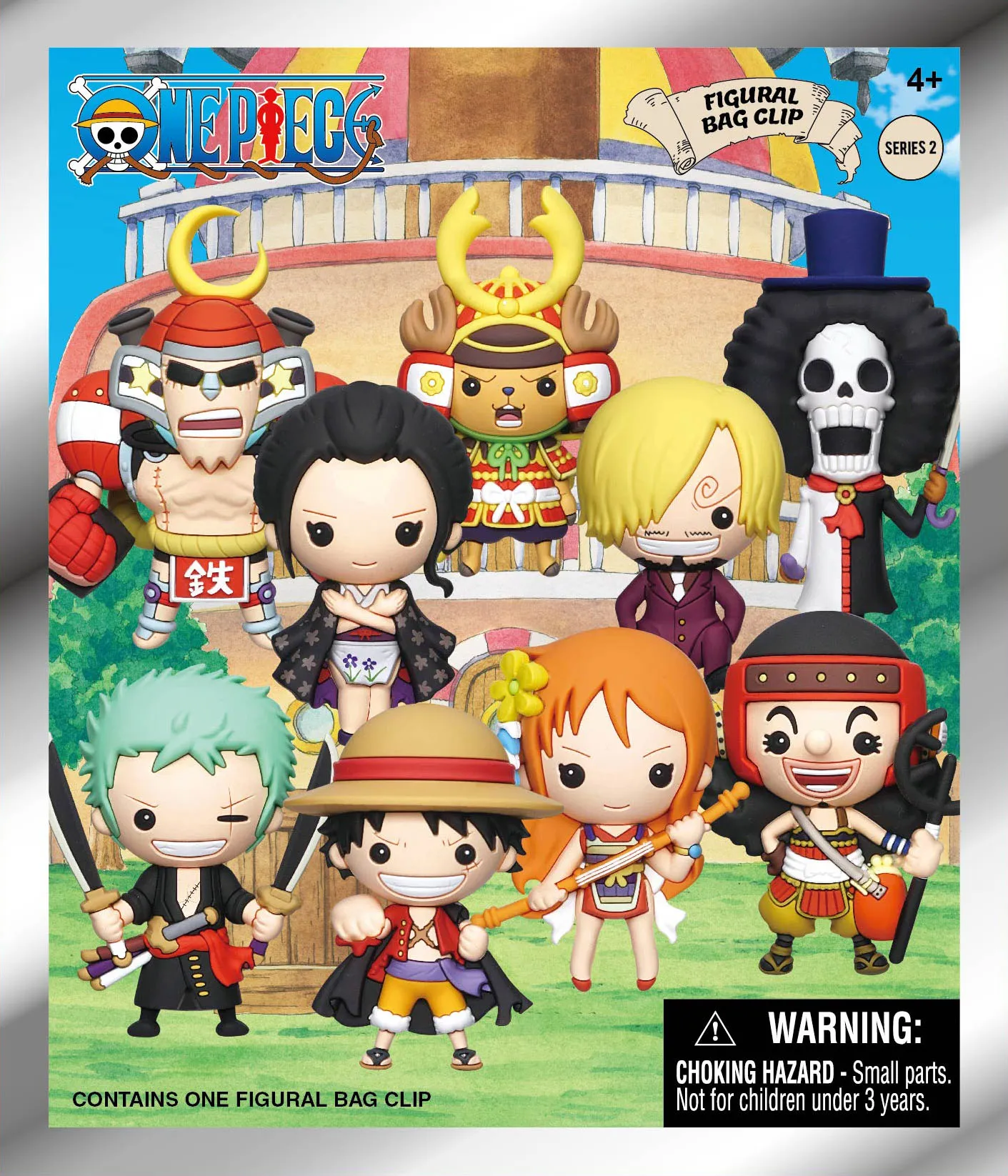114564__b7cbf70f ONE PIECE S2 BAG CLIP BLIND BOX DISPLAY (24) - immagine 1