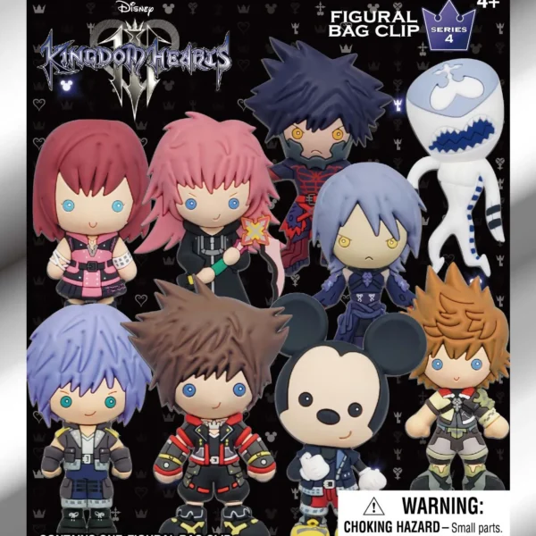 KINGDOM HEARTS S4 BAG CLIP BLIND BOX DISPLAY (24)