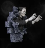 FRANKENSTEIN CLASSIC HORROR EDITION HALF SCALE WALL SCULPTURE - immagine 4