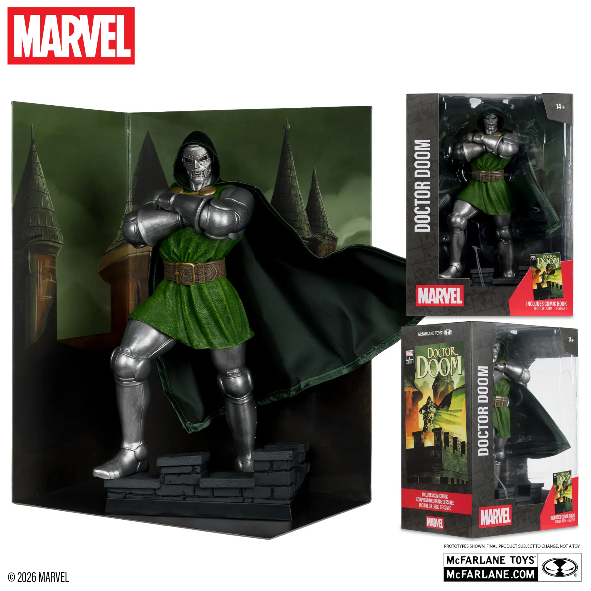 114675__aeb3d946 MARVEL COLLECTION 1:6 WV8 DOCTOR DOOM #1 FIGURE - immagine 1