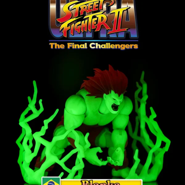 STREET FIGHTER ULTRA II BLANKA PLAYER 2 GLOW IN THE DARK ACTION FIGURE LIMITED EDITION