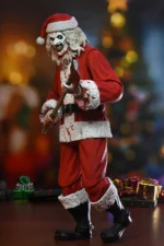 TERRIFIER 3 ART THE CLOWN SANTA SUIT BLOODY ULTIMATE ACTION FIGURE - immagine 3