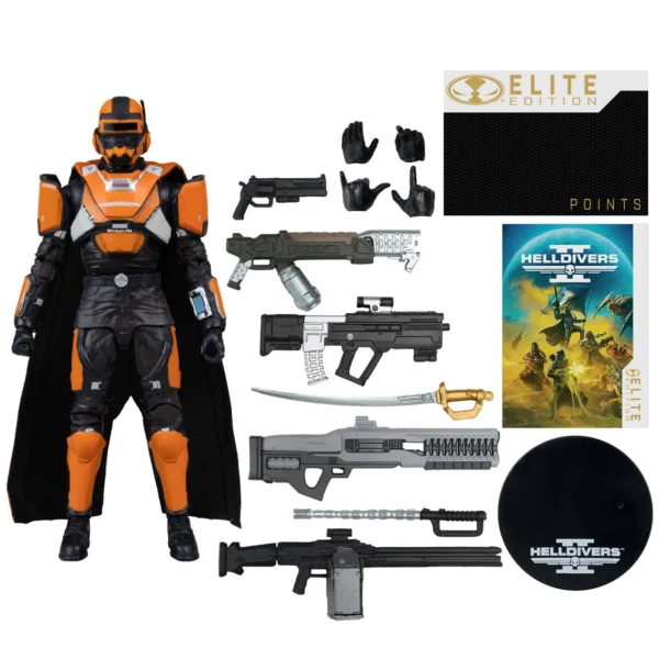 MCFARLANE ELITE 7INCH HELLDIVERS 2 CE-35 TRENCH ENGINEER ACTION FIGURE