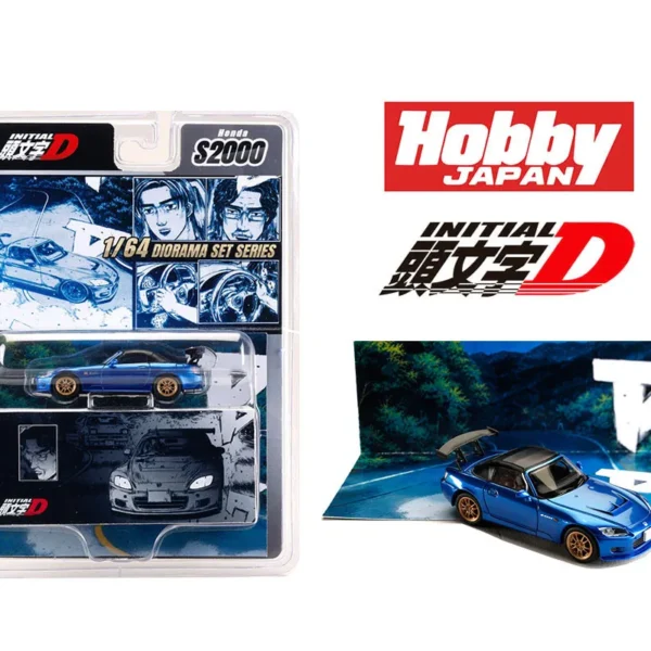 INITIAL D 1/64 HONDA S2000 TOSHIYA JOSHIMA VS TAKUMI FUJIWARA