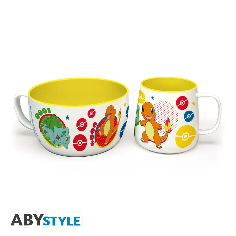 114867__27813d1a POKEMON PIKACHU & KANTO STARTERS BREAKFAST SET - immagine 1
