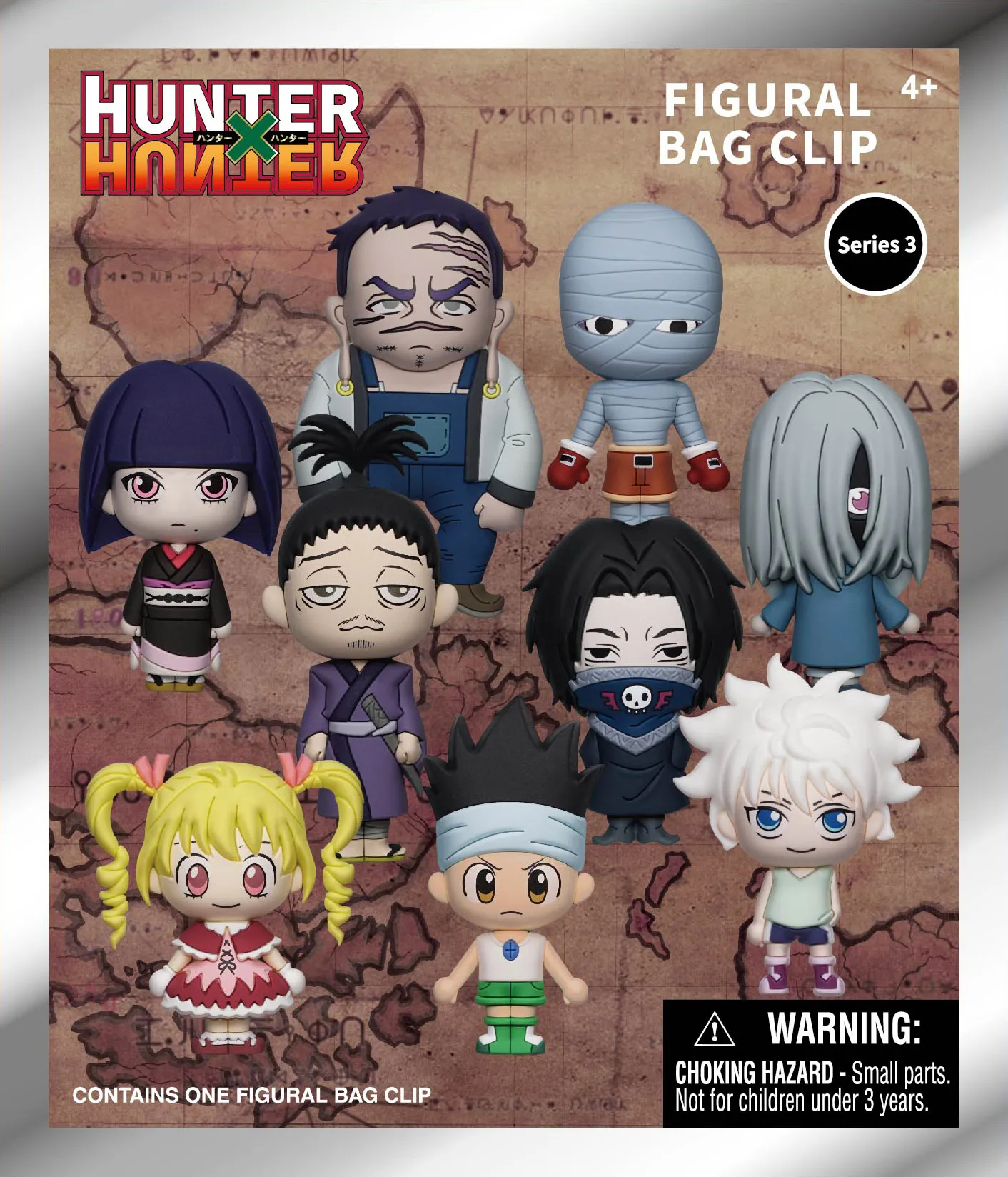 114942__a9d25ddd HUNTER X HUNTER S3 BAG CLIP BLIND BOX DISPLAY (24) - immagine 1