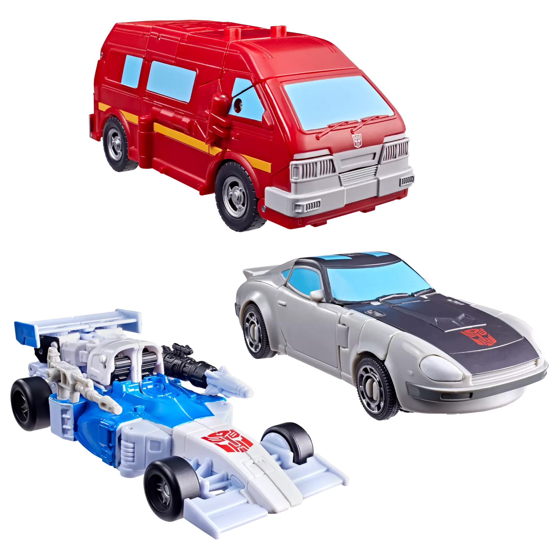 115030__f3ac7edb TRANSFORMERS AGE OF THE PRIME MIRAGE IRONHIDE AND BLUESTREAK ACTION FIGURES - immagine 1