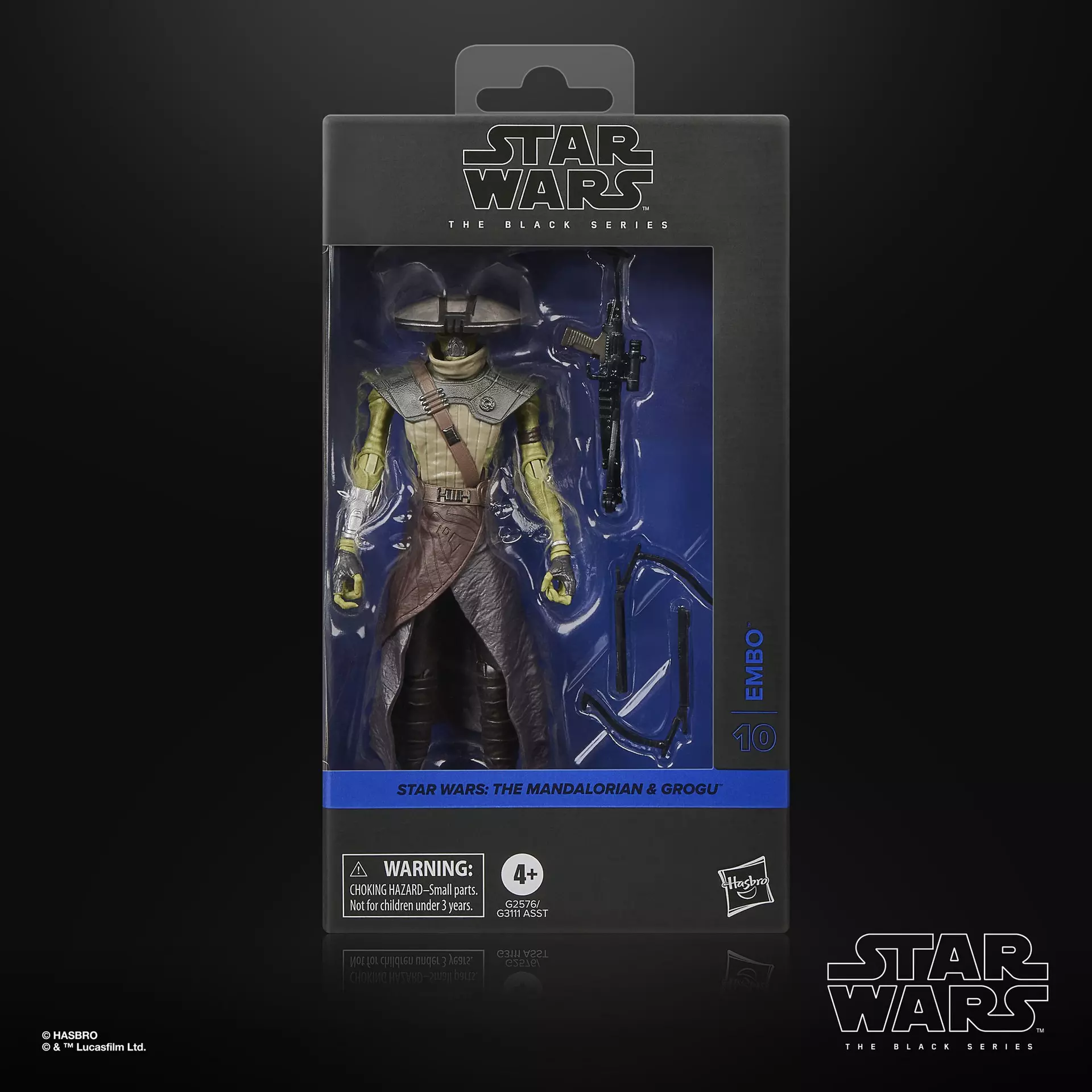 115038__44420443 STAR WARS BLACK SERIES MANDALORIAN AND GROGU EMBO ACTION FIGURE - immagine 1