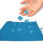 Enhance Tabletop Accessories Roll on a Scroll Dice and Rolling Mat Blue - immagine 3