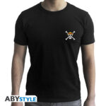 ONE PIECE - Tshirt new fit black - Wanted Luffy Taglia: Small