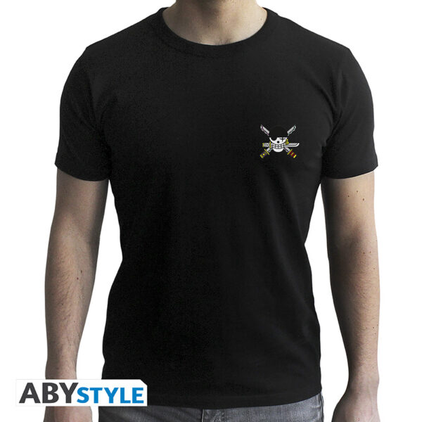 ONE PIECE - Tshirt new fit black - Wanted Zoro Taglia: Double XL