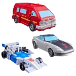 TRANSFORMERS AGE OF THE PRIME MIRAGE IRONHIDE AND BLUESTREAK ACTION FIGURES