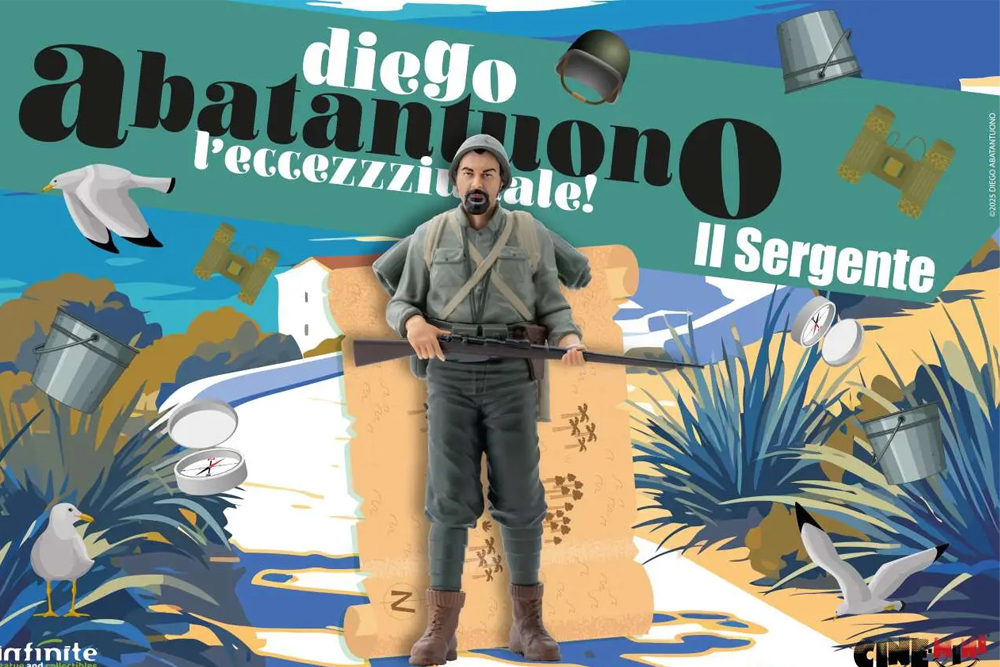 INF106533 -- 000 (35421) Diego Abatantuono Sergente Lorusso Cine-mini Pvc - immagine 1