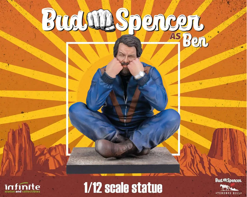INF94779 -- 000 (35420) Bud Spencer As Ben 1/12 Statue - immagine 1