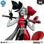 DC DIRECT HARLEY QUINN:RED,WHITE&BLACK HARLEY QUINN BY ALEX GARNER RESIN STATUE - immagine 2