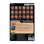 G.I. JOE WV 06 MOVIE COBRA COMMANDER BLACK CAPE REACTION+ FIGURE - immagine 3