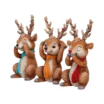 THREE WISE REINDEER FIGURE - immagine 2