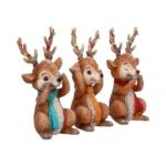 THREE WISE REINDEER FIGURE - immagine 4