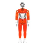 MICRONAUTS WAVE 04 TIME TRAVELER ORANGE TRANSLUCENT REACTION+ FIGURE - immagine 2