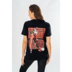 DC Comics T-Shirt Harley Quinn Front Back Warning