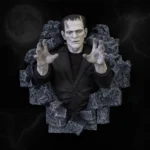 FRANKENSTEIN CLASSIC HORROR EDITION HALF SCALE WALL SCULPTURE - immagine 2